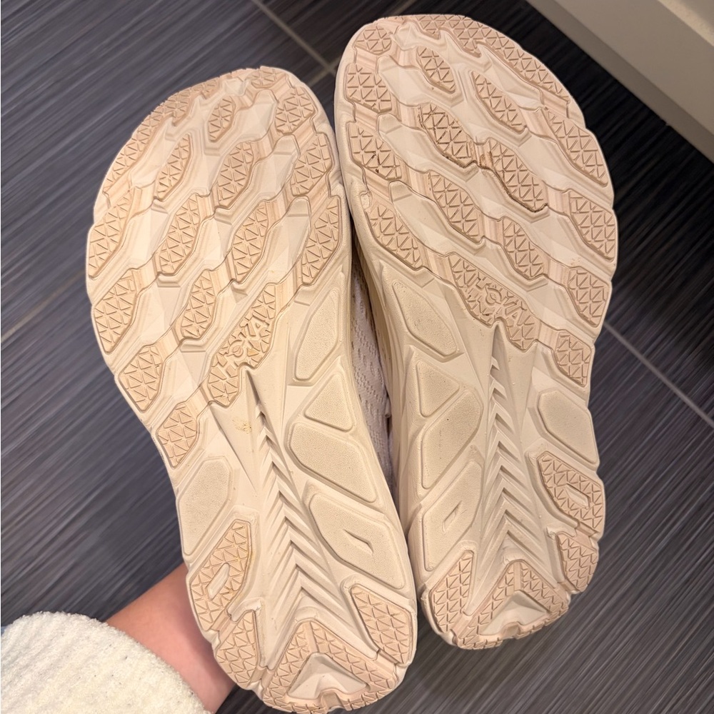 Hoka Cream Running Sneakers - Picture 5 of 6